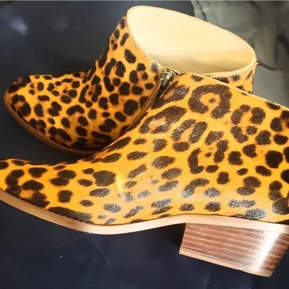 1State  cow hair ankle booties - Picture 4 of 5